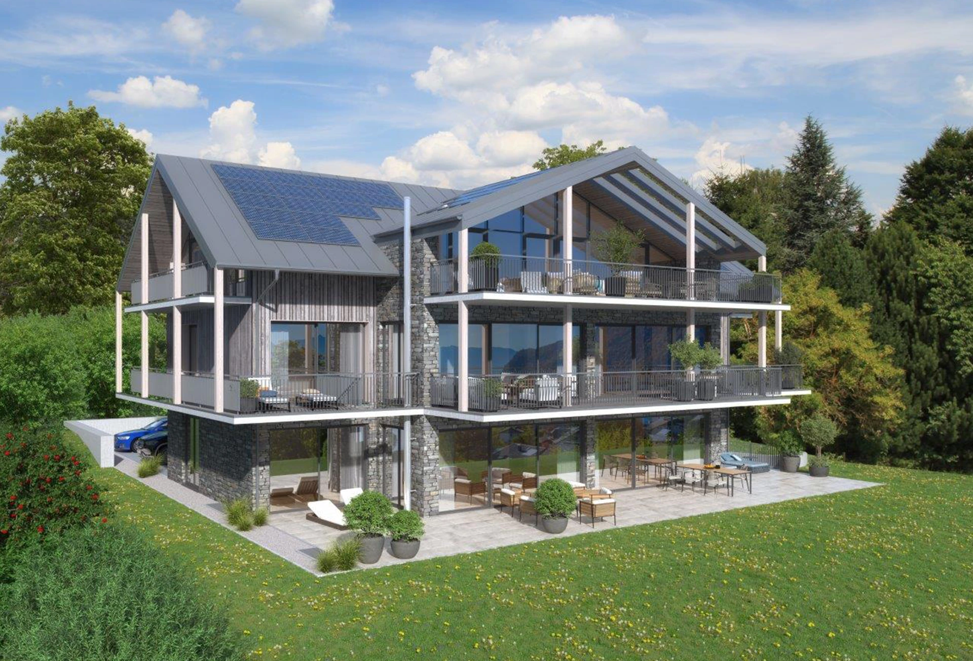 Ansicht des Bauprojekts Le Luxe